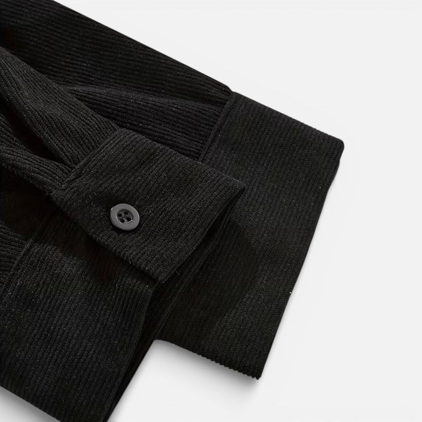 Men's FJØRNA overshirt jacket in classic smart casual fit, shown in a versatile, stylish design suitable for everyday wear.