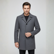 Stylish Grey Wool Coat
