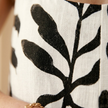 FJØRNA women's two-piece suit set with wide-leg tropical print, stylish and comfortable for warm weather.