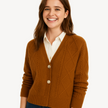 Cozy Knit Cardigan Sweater - 1