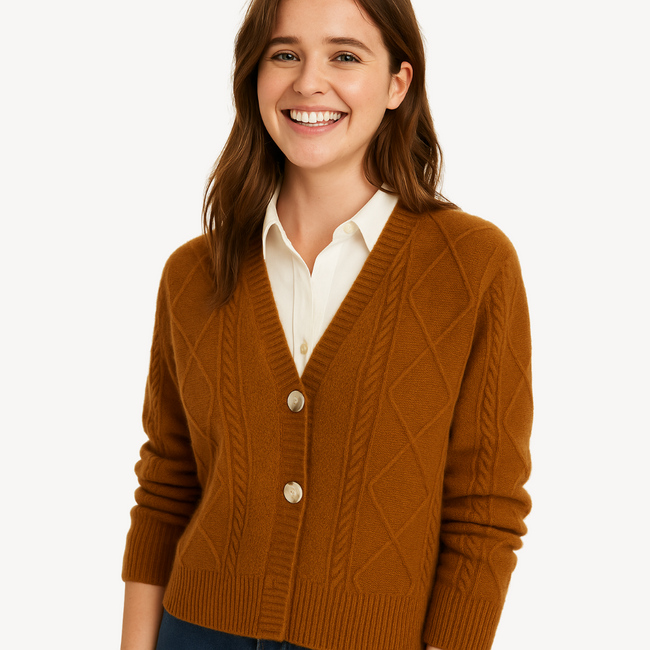 Cozy Knit Cardigan Sweater - 1