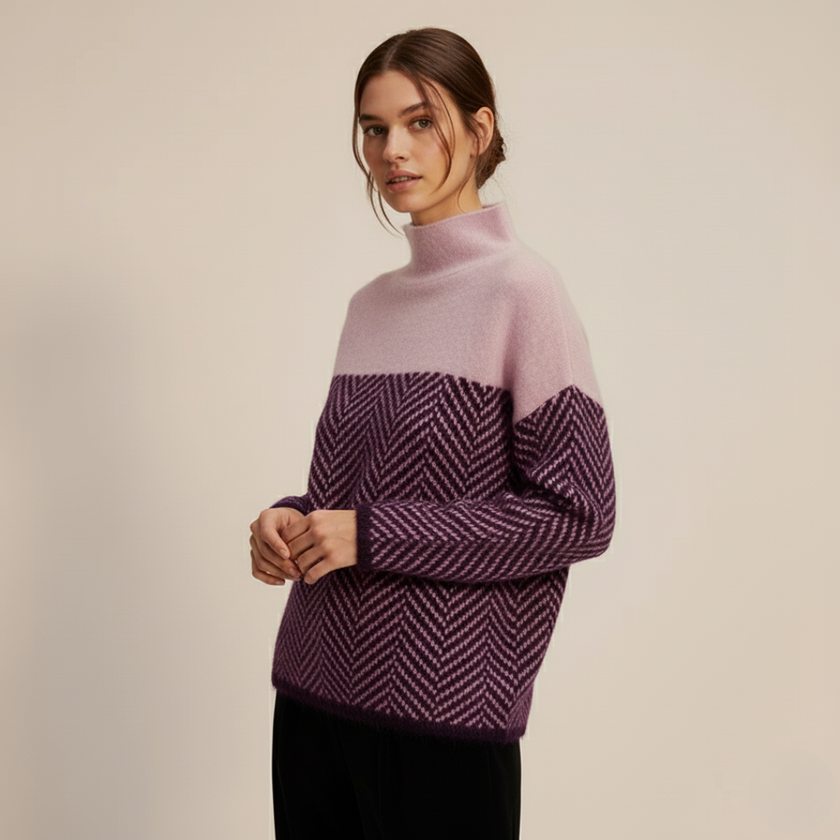 Eireann | Cashmere Turtleneck Sweater, Luxuriously Soft Design
