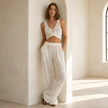 FJØRNA women's co-ord set featuring a matching top and pants in a stylish, comfortable design for casual wear.