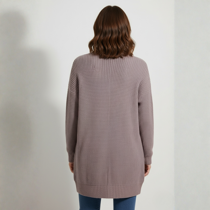 Elegant Long Cardigan V-Neck