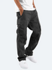 FJØRNA men's cargo pants in soft, comfortable fabric, showcasing relaxed fit and multiple pockets for everyday wear.