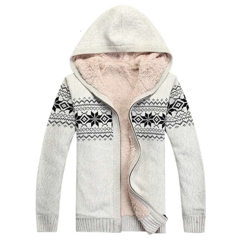 Oliver – Christmas Jumper Mens - Cozy Velvet | Cardigan 7