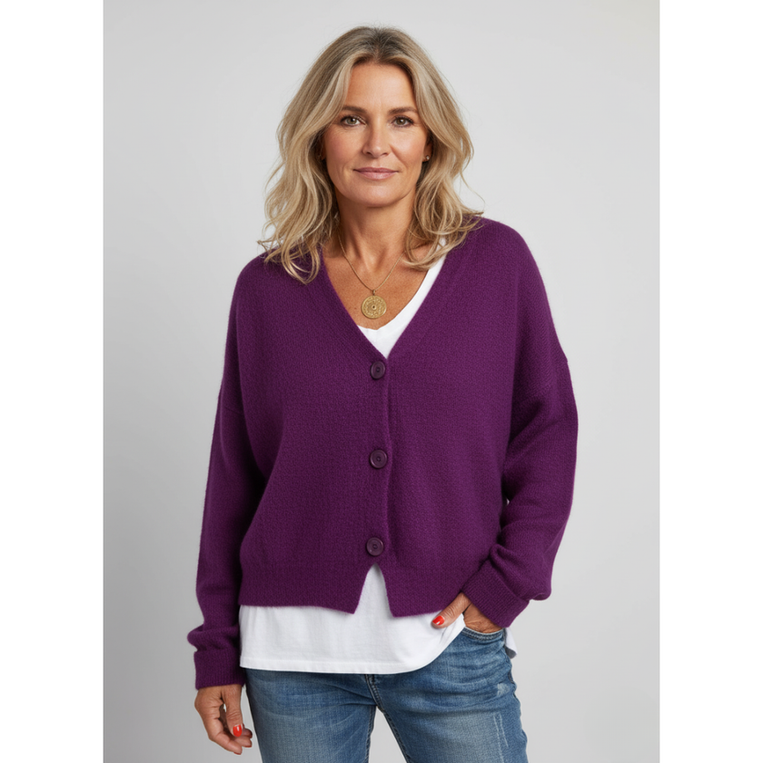 Elegant Cardigan Soft Fabric
