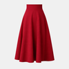 FJØRNA high waist midi skirt for women with pockets, stylish and comfortable pants in a versatile design, shown in the image.