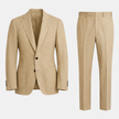 FJØRNA two-piece men's suit set featuring a tailored blazer and matching trousers, stylish formal wear for men.