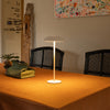 Iron Elegance Rechargeable Touch Lamp – Warm LED Light with Sturdy Metal Construction