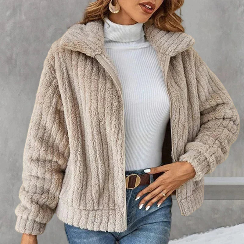 Cozy Fleece Jacket Classic Fit