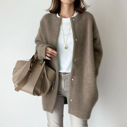 Eline Cardigan | Eco-Friendly Knitted Vegan Wool
