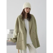 Double Breasted Wool Coat Oatmeal