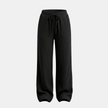 Women’s lightweight cotton wide leg trousers from FJØRNA, casual and comfortable pants with a relaxed fit.