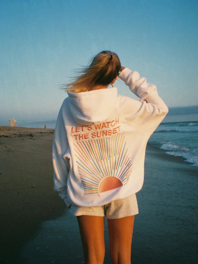 Lisa - Women's Sunset-Inspired Hoodie