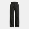 Women’s high waisted pinstripe wide leg trousers by FJØRNA, featuring tailored fit and classic pinstripe pattern.