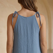 FJØRNA two-piece women's suit set with wide-leg, sleeveless top and matching pants, stylish and modern for women.