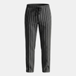 Men's linen trousers by FJØRNA with drawstring waist and relaxed fit, shown in a neutral color, comfortable and stylish pant option.