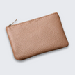 Hazel | Handmade Top-Grain Cow Leather Pouch – 5.11” Zipper Case