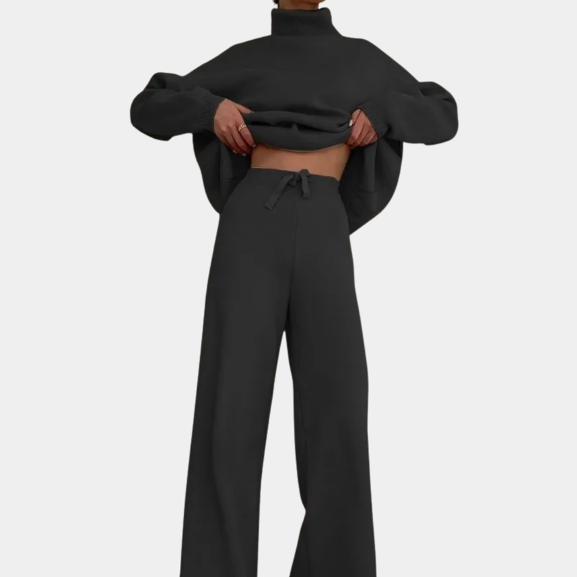 Casual Cotton Set Splicing