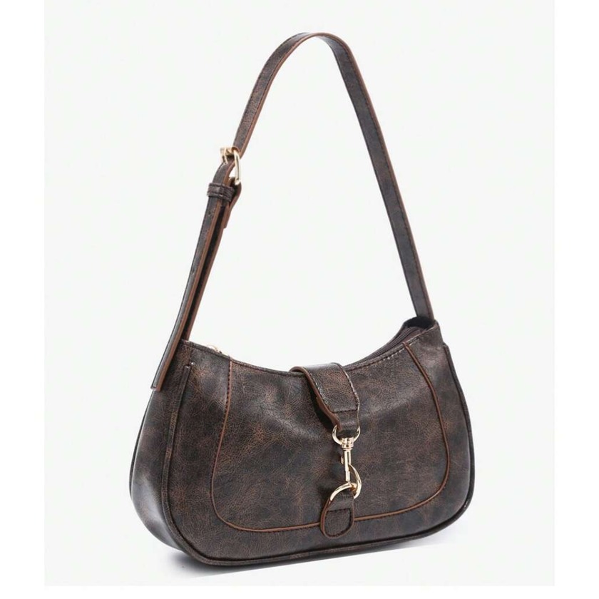 Chic Crescent Bag Burgundy