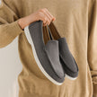 Matte Suede Slip-On Loafers - 20