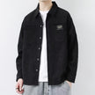 Casual Corduroy Jacket Black