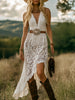White Lace Maxi Dress | Casual Dress