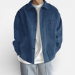 Men's FJØRNA overshirt jacket in classic smart casual style, featuring a button-up design and versatile fit.