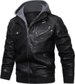 Ethan – Men's Leather Jacket - Stylish Bomber with Hood | Motorcycle Jacket 12