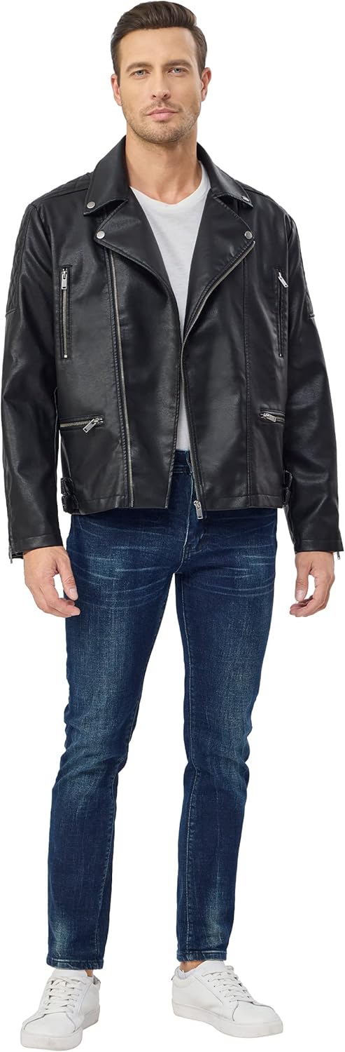Ethan – Men's Leather Jacket + Stylish Biker Coat | Motorcycle 2