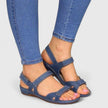 FJØRNA orthopedic ankle-length open toe comfort sandals with cushioned soles and supportive straps, designed for all-day wear.