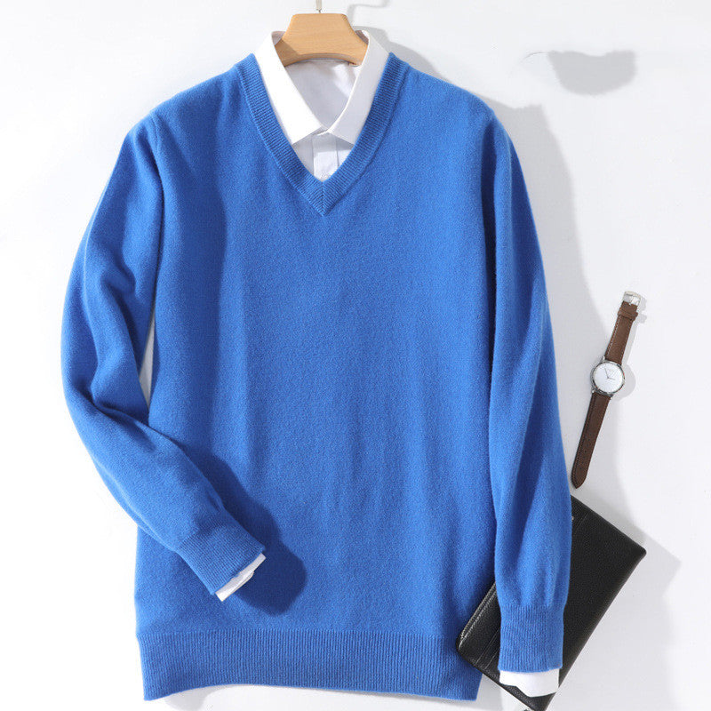 Cashmere V-Neck Sweater - 4