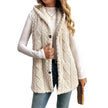 Plush Hooded Cardigan - Soft & Warm