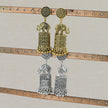 Retro Elephant Tassel Earrings