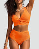 Women's FJØRNA bikini set with a flattering fit, featuring a stylish bikini top and matching bottoms for beach or pool wear.
