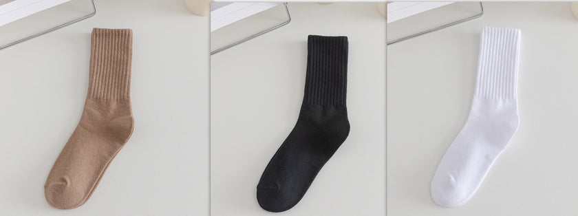 Cotton Sports Socks Black