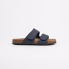 Men's FJØRNA double strap open toe slides, stylish men's sandals with adjustable straps and open toe design.