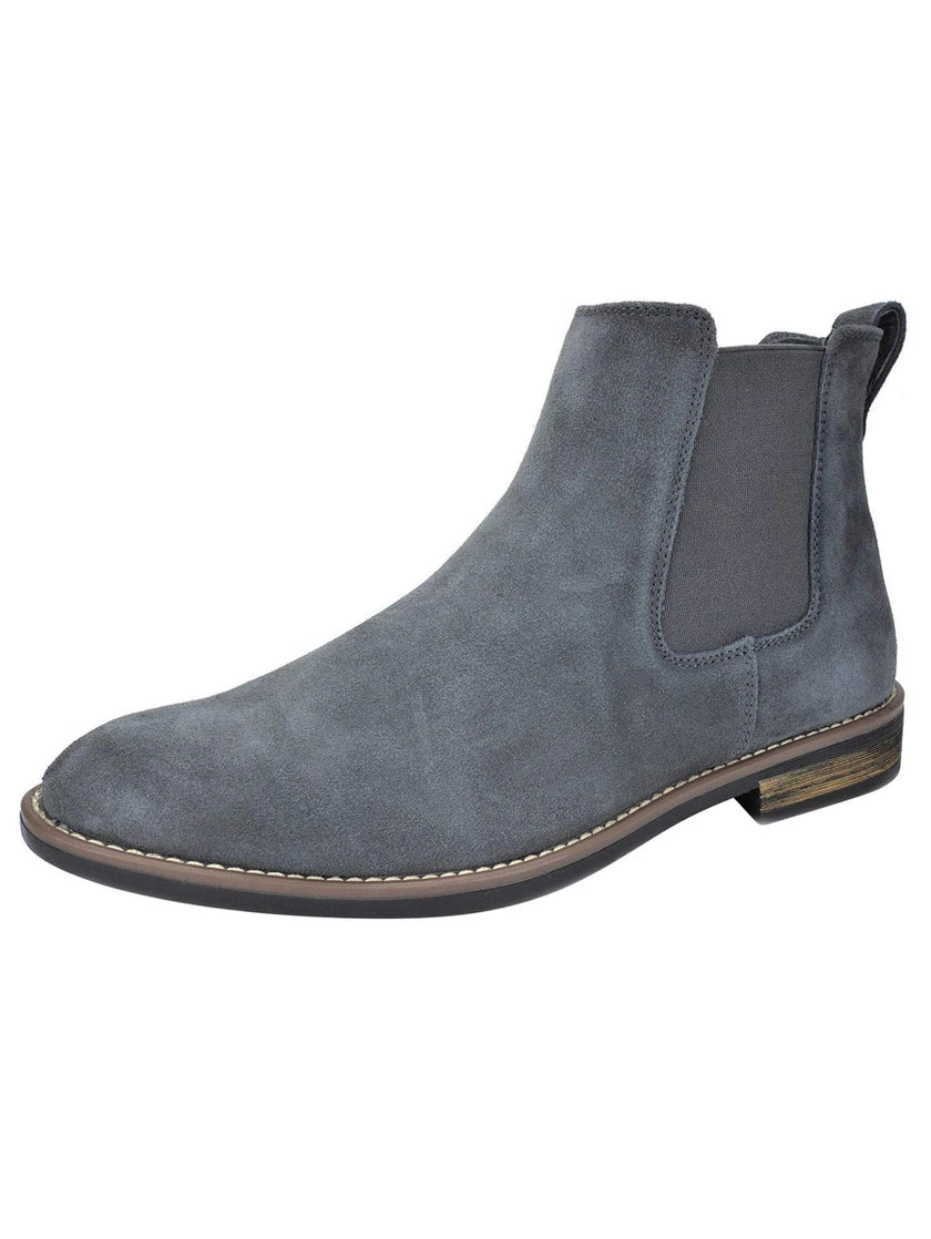 Suede Chelsea Boots Camel - 28