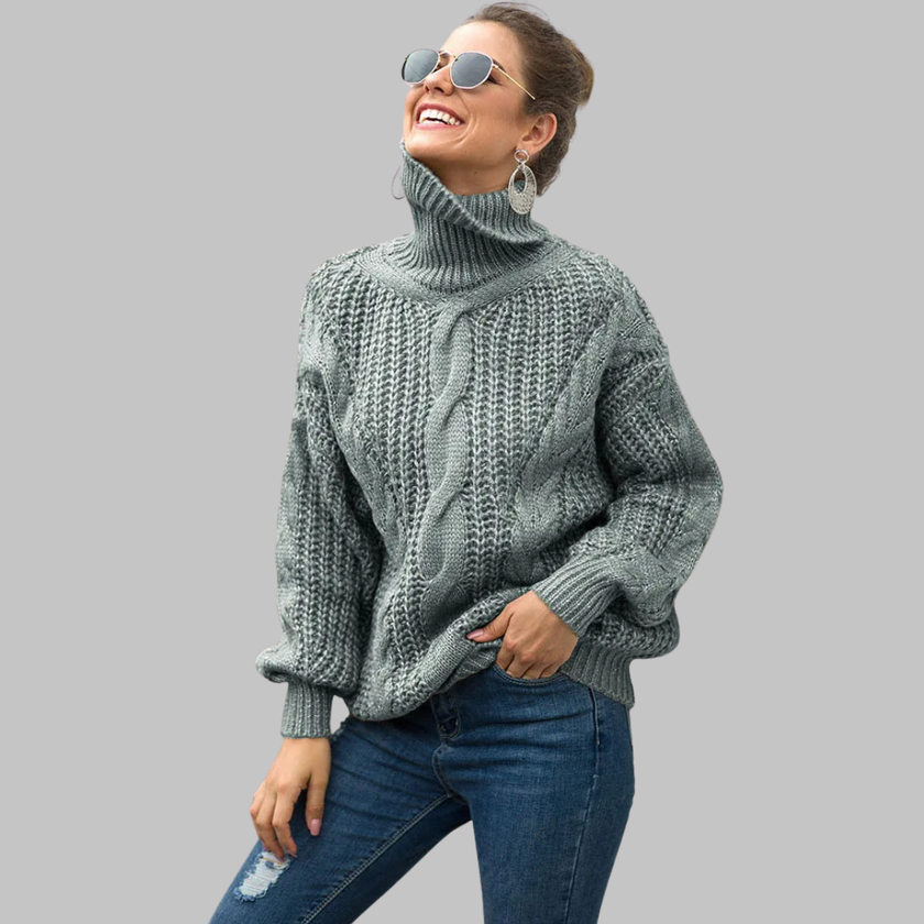 Olivia – Turtleneck Top Women’s - Elegant/Chic | Sweater