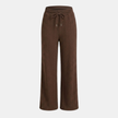 FJØRNA Knit Lounge Trousers for Women with cable knit pattern, comfortable casual pants made of soft knit fabric.