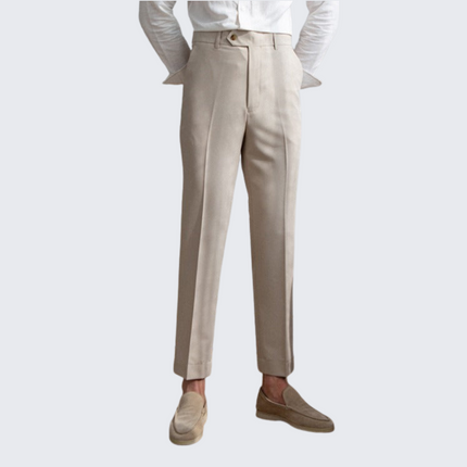 Allesio - Stylish Straight-Cut Trousers for Effortless Care