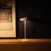 Iron Elegance Rechargeable Touch Lamp – Warm LED Light with Sturdy Metal Construction