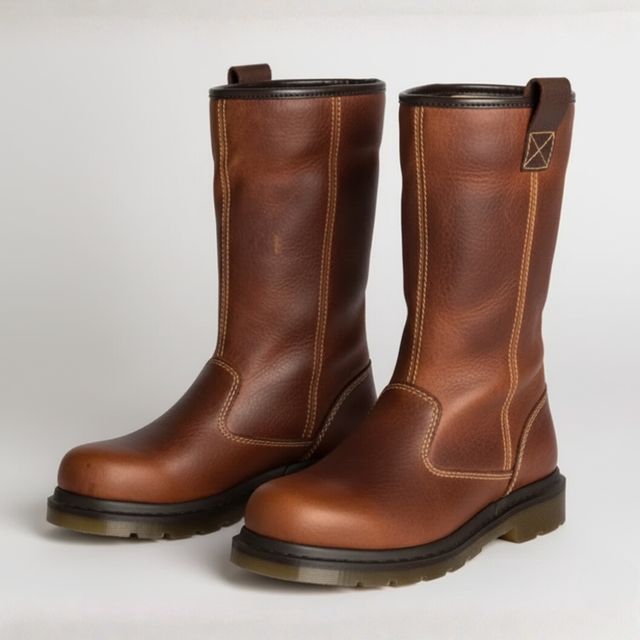 Lined Leather Boots Classic Style