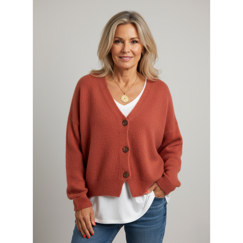 Elegant Cardigan Soft Fabric