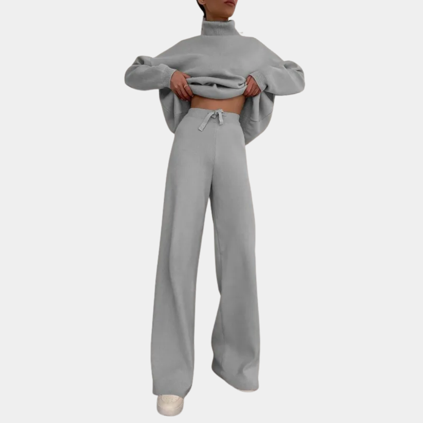 Casual Cotton Set Splicing