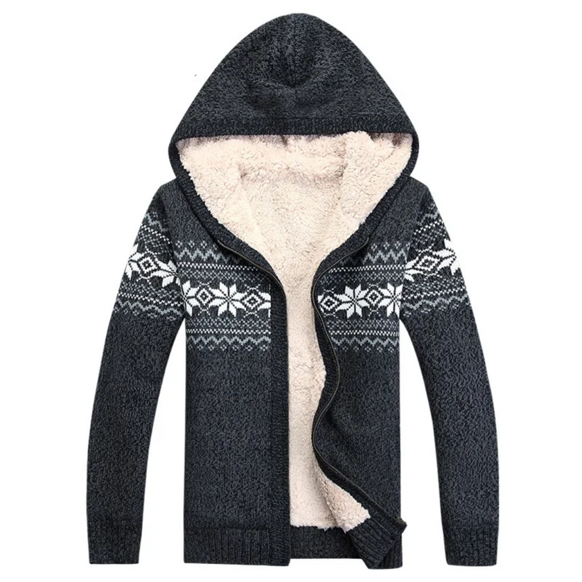 Oliver – Christmas Jumper Mens - Cozy Velvet | Cardigan 8