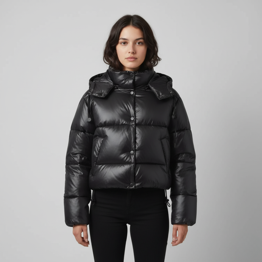 Women’s Puffer Jacket | Seasonal Hooded Look
