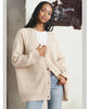 Cozy Cardigan Sweater with Stand Collar - 3