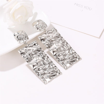 Artistic Long Folded Earrings